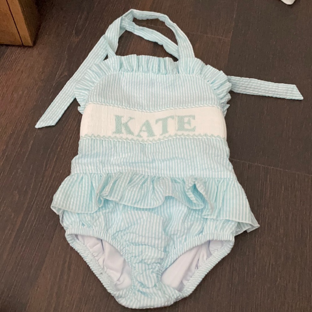 Nola Smocked “Kate” Swimsuit. Size 2t.